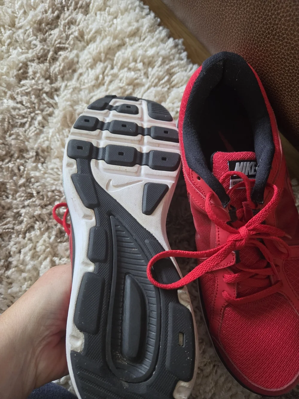 Nike Men's Athletic Running Shoes in Red